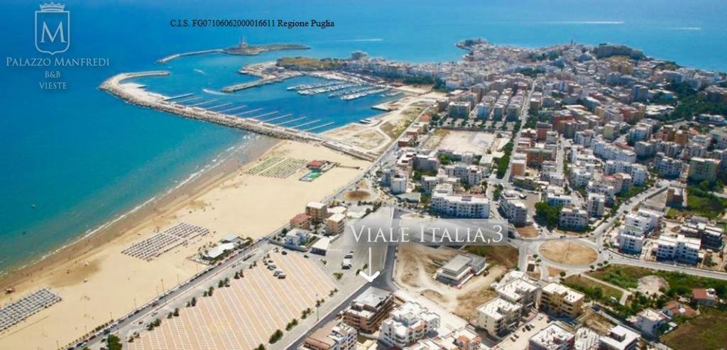 B&B Palazzo Manfredi Vieste, Fronte Mare Con Parcheggio Екстериор снимка
